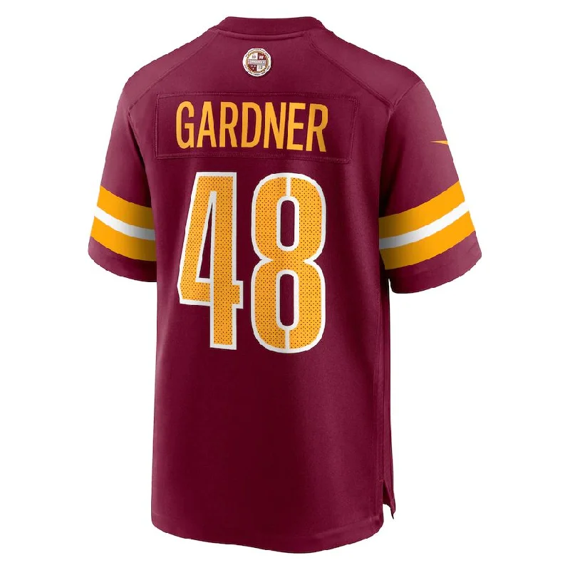 W.Commanders #48 Ferrod Gardner Burgundy Player Game Jersey Stitched American Football Jerseys-NFL Sideline Gear Jerseys -