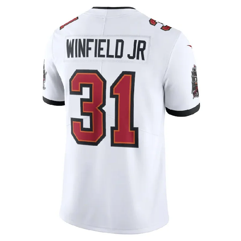 TB.Buccaneers #31 Antoine Winfield Jr.  White Vapor Limited Player Jersey Stitched American Football Jerseys-NFL Throwback Jerseys -