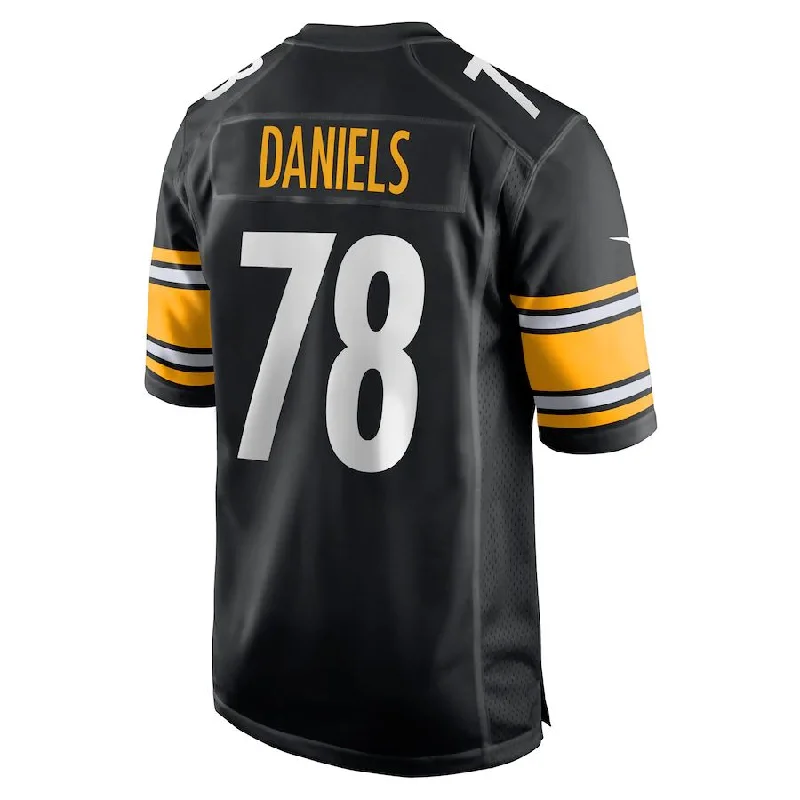 P.Steelers #78 James Daniels Black Game Player Jersey Stitched American Football Jerseys-NFL Preseason Jerseys -