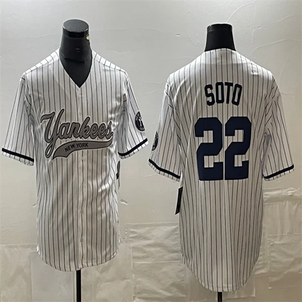 Los Angeles Dodgers #22 Juan Soto White Home Authentic Patch Jersey Baseball Jerseys-NBA Statement Jerseys -