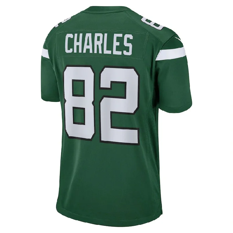 NY.Jets #82 Irvin Charles Gotham Green Game Player Jersey Stitched American Football Jerseys-NFL Hall of Fame Jerseys -