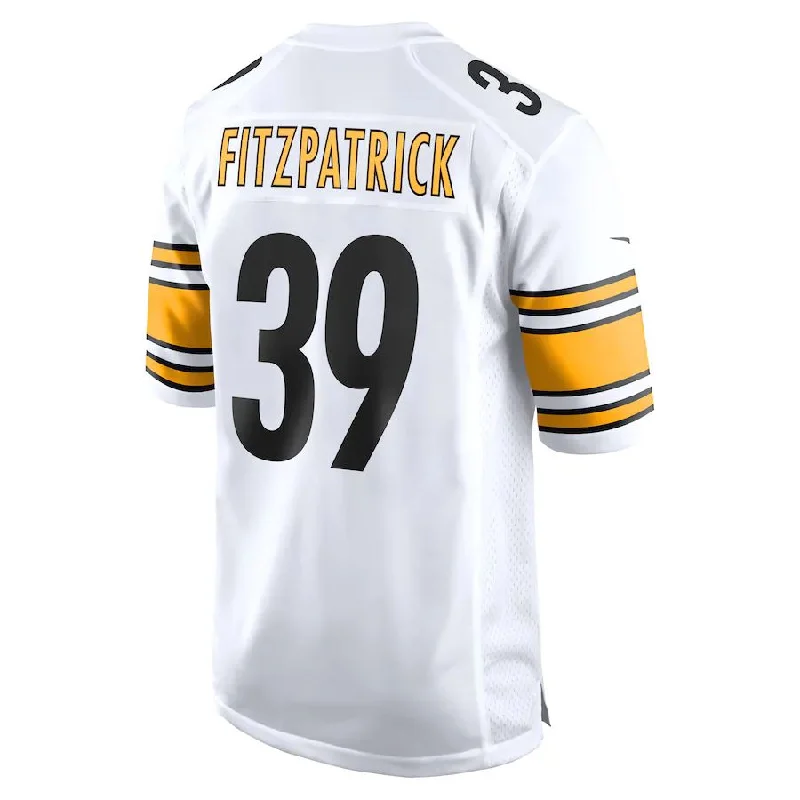 P.Steelers #39 Minkah Fitzpatrick White Game Player Jersey Stitched American Football Jerseys-NFL Fan Shop Jerseys -