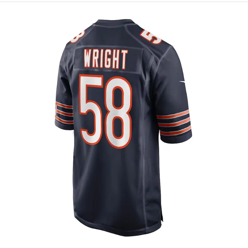 C. Bears #58 Darnell Wright 2023 Draft First Round Pick Game Jersey - Navy Stitched American Football Jerseys-NFL Customizable Football Jerseys -