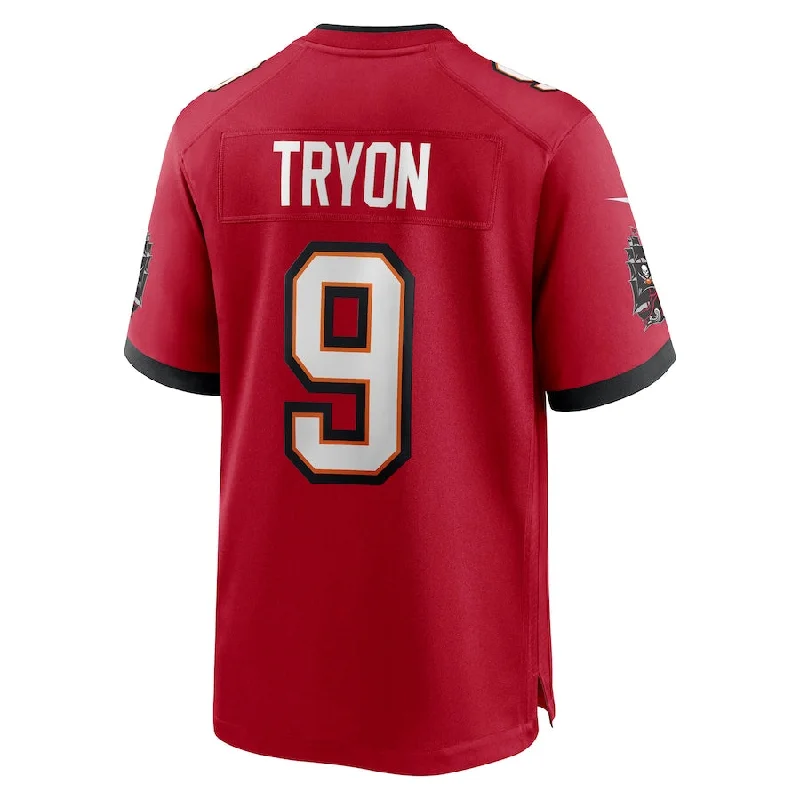 TB.Buccaneers #9 Joe Tryon Red 2021 Draft First Round Pick No. 32 Game Jersey Stitched American Football Jerseys-NFL Training Camp Jerseys -