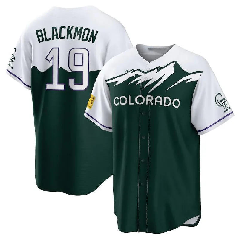 Colorado Rockies #19 Charlie Blackmon Green Home Replica Player Name Jersey Baseball Jerseys-NBA Swingman Jerseys -