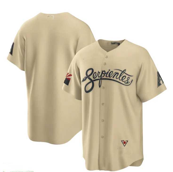 Arizona Diamondbacks City Connect Replica Jersey - Gold Stitches Baseball Jerseys-NBA 75th Anniversary Jerseys -