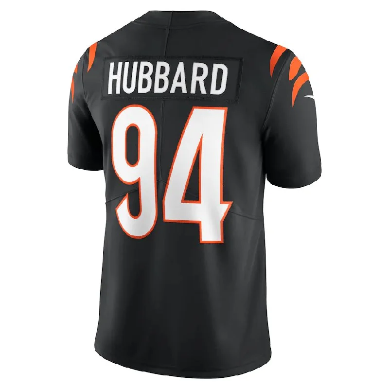 C.Bengals #94 Sam Hubbard Black Vapor Limited Jersey Stitched American Football Jerseys-NFL Hall of Fame Collection -