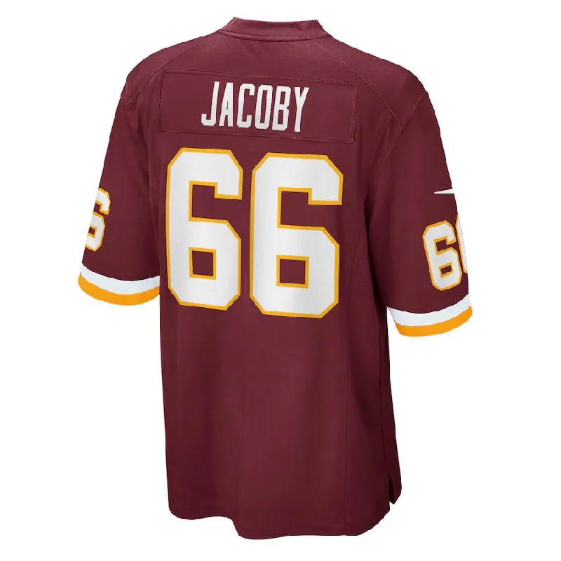 W.Football Team #66 Joe Jacoby Burgundy Retired Player Jersey Stitched American Football Jerseys-NFL Custom Player Jerseys -