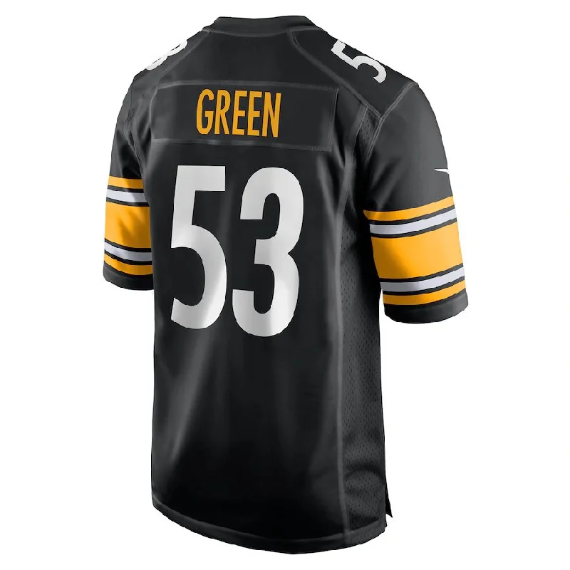 P.Steelers #53 Kendrick Green Black Game Jersey Stitched American Football Jerseys-NFL On-Field Jerseys -