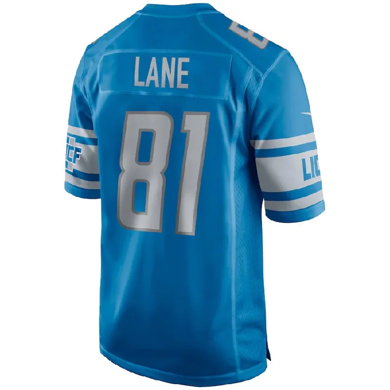 D.Lions #81 Night Train Lane Blue Game Retired Player Jersey Stitched American Football Jerseys-NFL Military Salute Jerseys -