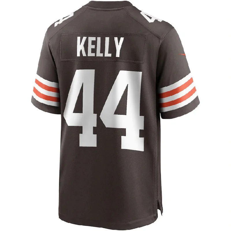 C.Browns #44 Leroy Kelly Brown Game Retired Player Jersey Stitched American Football Jerseys-NFL Throwback Jerseys -