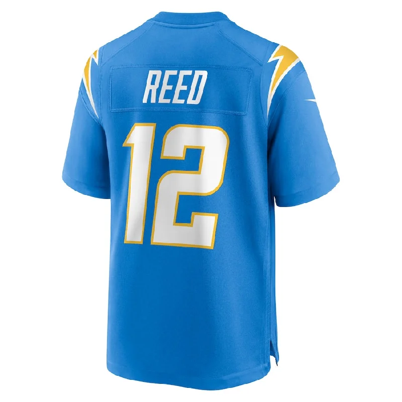 LA.Chargers #12 Joe Reed Powder Blue Game Jersey Stitched American Football Jerseys-NFL Fan Shop Jerseys -