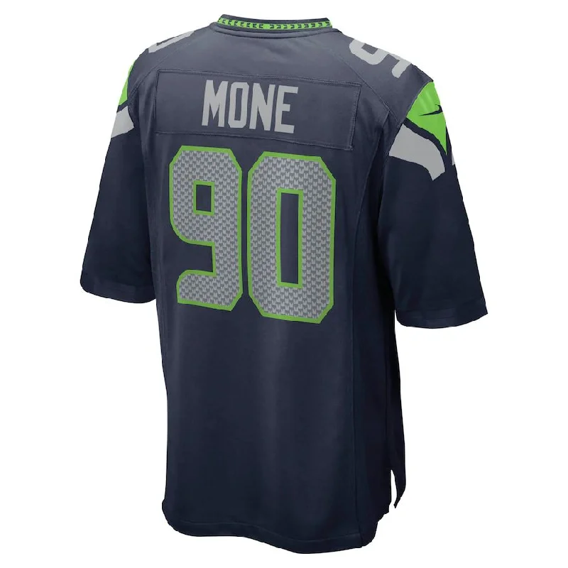 S.Seahawks #90 Bryan Mone College Navy Game Jersey Stitched American Football Jerseys-NFL Authentic Football Jerseys -