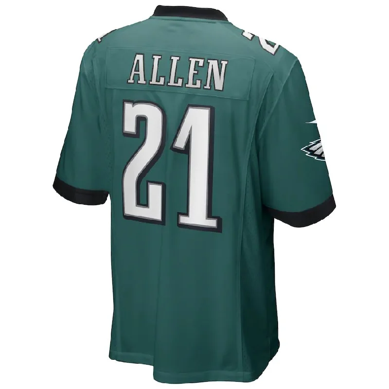 P.Eagles #21 Eric Allen Midnight Green Game Retired Player Jersey Stitched American Football Jerseys-NFL Home & Away Jerseys -