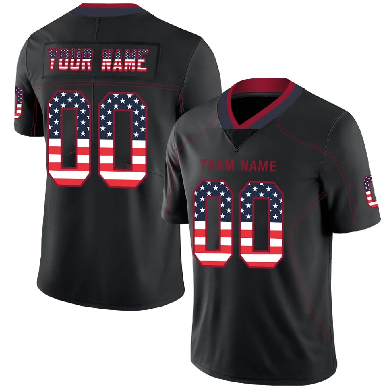 Custom H.Texans Stitched American Football Jerseys Personalize Birthday Gifts Black Jersey-NBA Custom Name Jerseys -