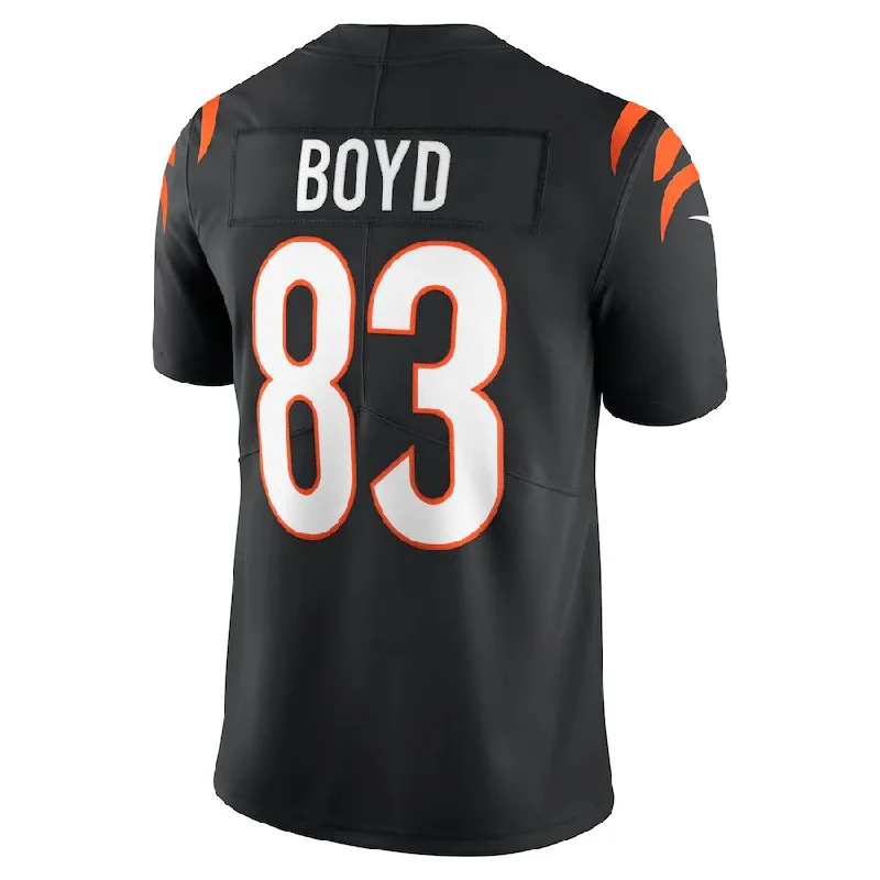 C.Bengals #83 Tyler Boyd Black Vapor Limited Jersey Stitched American Football Jerseys-NFL Collector’s Jerseys -