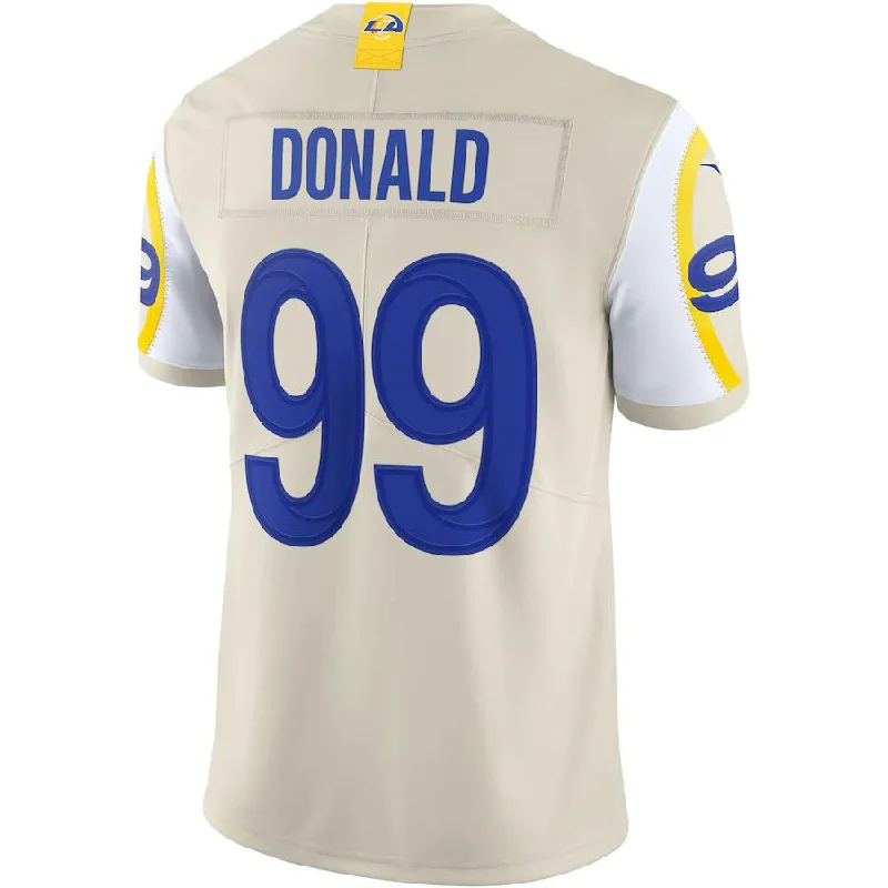 LA.Rams #99 Aaron Donald Bone Vapor Limited Jersey Stitched American Football Jersey-NFL Custom Player Jerseys -