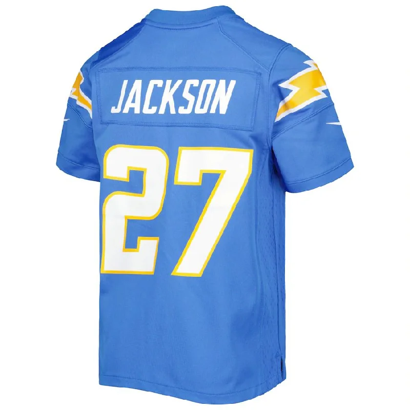 LA.Chargers #27 Nk Powder Blue Game Jersey Stitched American Football Jerseys-NFL Youth Football Jerseys -