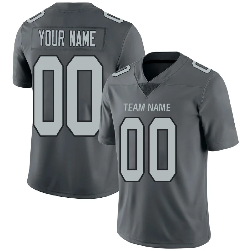 Custom LV.Raiders  Stitched American Football Jerseys Personalize Birthday Gifts Grey Jersey-NBA All-Star Game Jerseys -