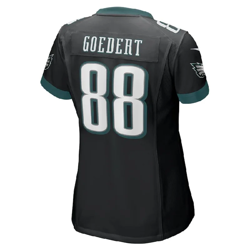 P.Eagles #88 Dallas Goedert Black Game Jersey Stitched American Football Jerseys-NFL Pro Bowl Jerseys -