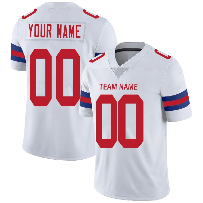 Custom NE.Patriots Stitched American Football Jerseys Personalize Birthday Gifts White Jersey-NBA New Season Jerseys -