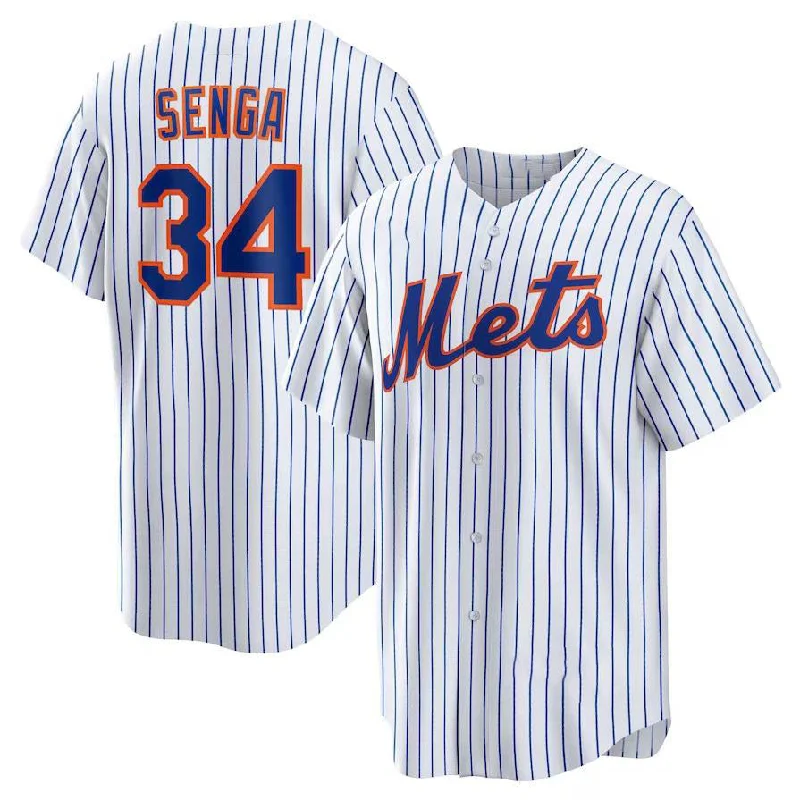 New York Mets #34 Kodai Senga White Home Replica Player Jersey Baseball Jerseys-NBA Special Edition Jerseys -