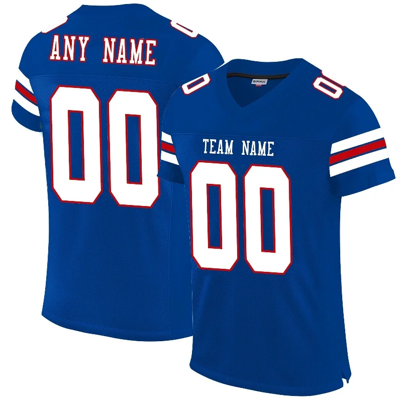 Custom B.Bills Football Jerseys Personalize Sports Shirt Design Royal Stitched Name And Number Christmas Birthday Gift-NBA Christmas Game Jerseys -