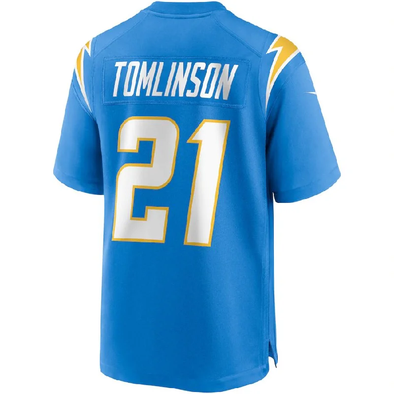 LA.Chargers #21 LaDainian Tomlinson Powder Blue Game Retired Player Jersey Stitched American Football Jerseys-NFL Official Team Jerseys -