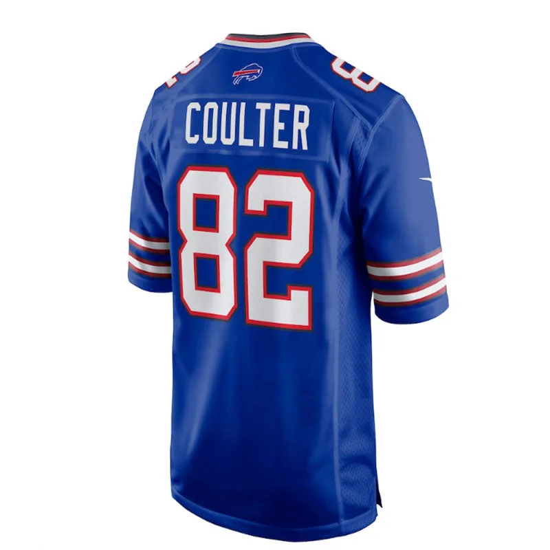 B.Bills #82 Isaiah Coulter Game Player Jersey - Royal Stitched American Football Jerseys-NFL Performance Football Jerseys -