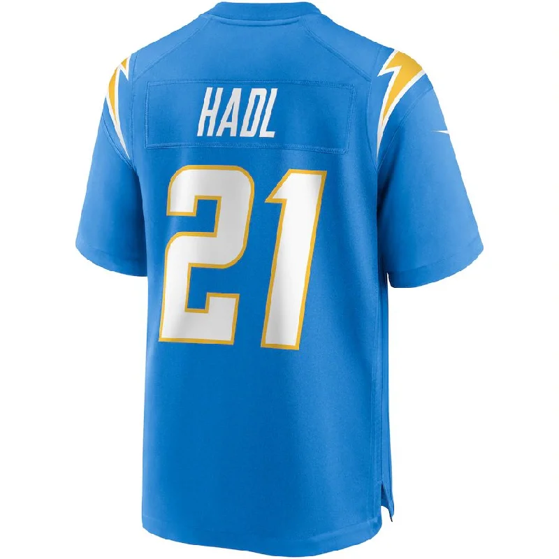 LA.Chargers #21 John Hadl Powder Blue Game Retired Player Jersey Stitched American Football Jerseys-NFL Authentic Football Jerseys -