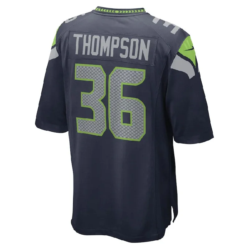 S.Seahawks #36 Darwin Thompson College Navy Game Player Jersey Stitched American Football Jerseys-NFL Stylish Football Jerseys -