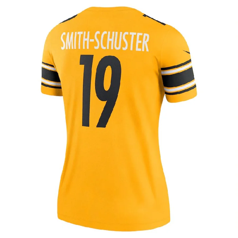 P.Steelers #19 JuJu Smith-Schuster Gold Inverted Legend Jersey Stitched American Football Jerseys-NFL 100th Anniversary Jerseys -