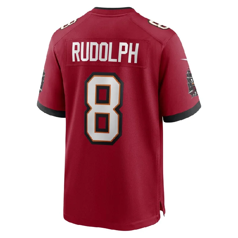 TB.Buccaneers #8 Kyle Rudolph Red Game Player Jersey Stitched American Football Jerseys-NFL Vapor Limited Jerseys -