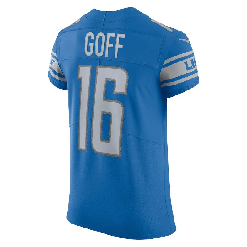 D.Lions #16 Jared Goff Blue Vapor Elite Player Jersey Stitched American Football Jerseys-NFL On-Field Jerseys -