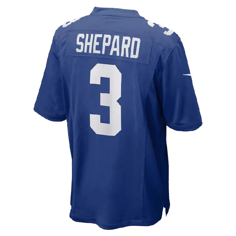 NY.Giants #3 Sterling Shepard Royal Game Player Jersey Stitched American Football Jerseys-NFL Youth Football Jerseys -