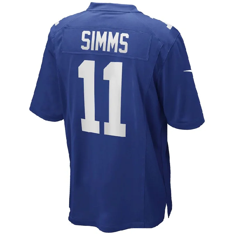 NY.Giants #11 Phil Simms Royal Game Retired Player Jersey Stitched American Football Jerseys-NFL Super Bowl Jerseys -