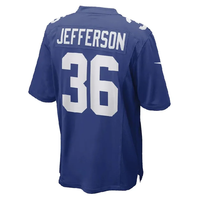 NY.Giants #36 Tony Jefferson Royal Game Player Jersey Stitched American Football Jerseys-NFL Limited Edition Jerseys -