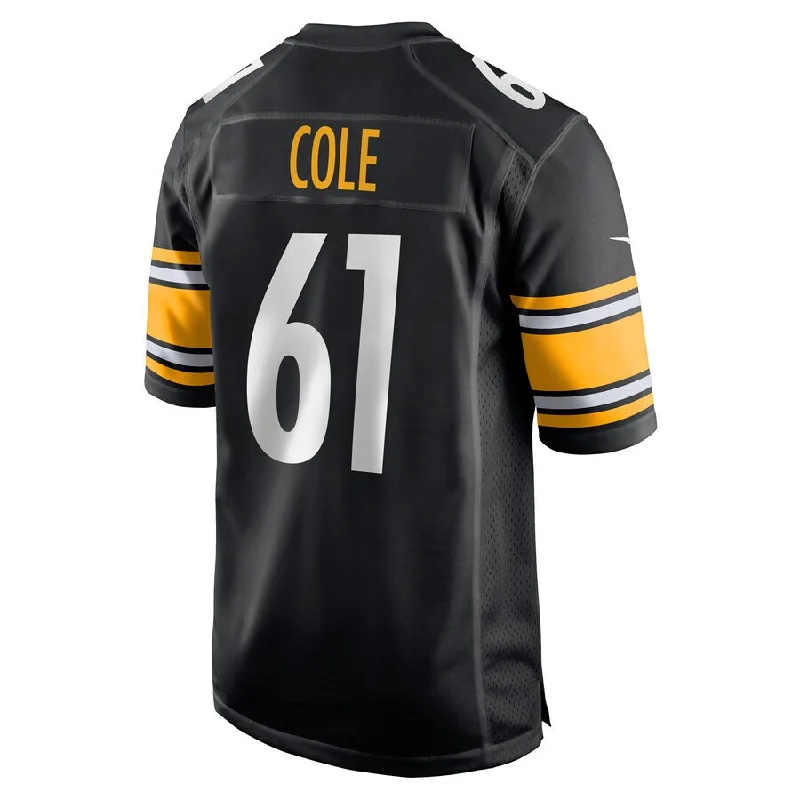 P.Steelers #61 Mason Cole Black Game Player Jersey Stitched American Football Jerseys-NFL Pro Bowl Jerseys -