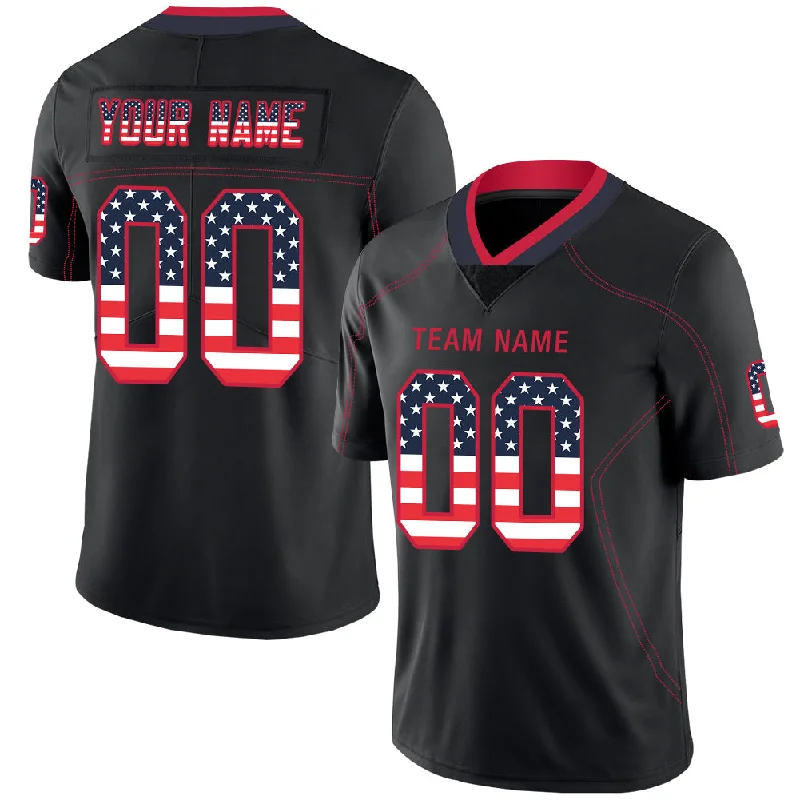 Custom NE.Patriots Stitched American Football Jerseys Personalize Birthday Gifts Black Jersey-NBA Women's Team Jerseys -