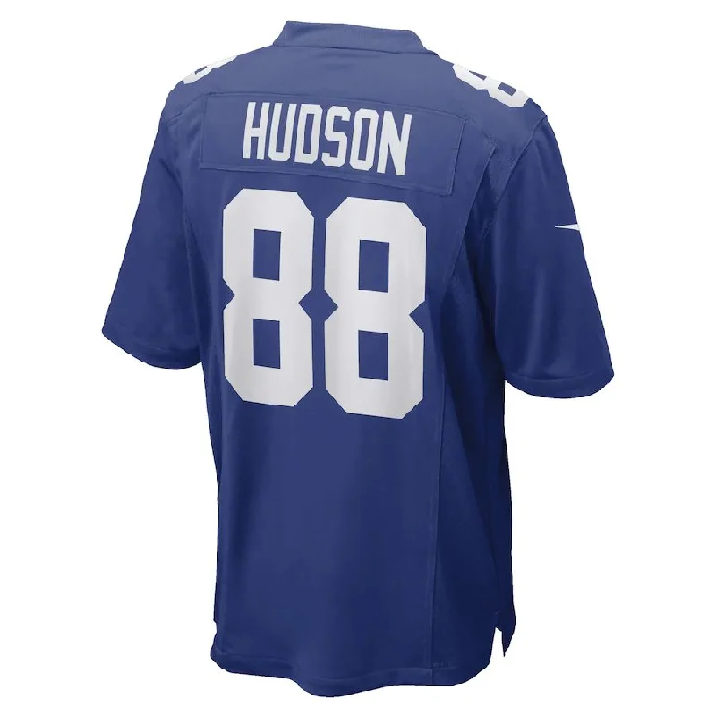 NY.Giants #88 Tanner Hudson Royal Game Player Jersey Stitched American Football Jerseys-NFL Fan Shop Jerseys -