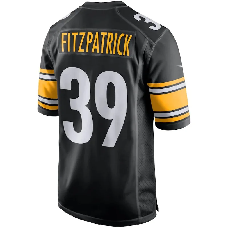 P.Steelers #39 Minkah Fitzpatrick Black Player Game Jersey Stitched American Football Jerseys-NFL Women’s Team Jerseys -