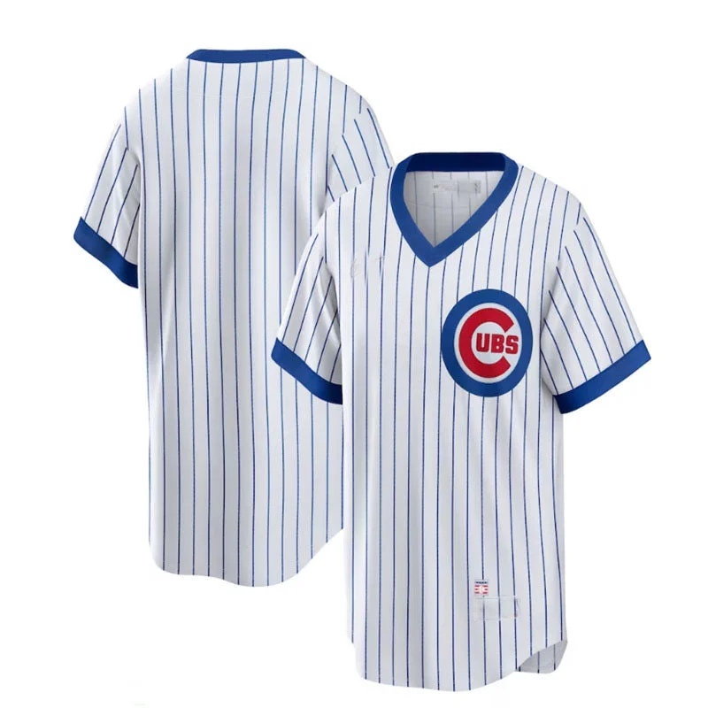 Chicago Cubs Home Cooperstown Collection Team Jersey - White Baseball Jerseys-NBA All-Star Game Jerseys -