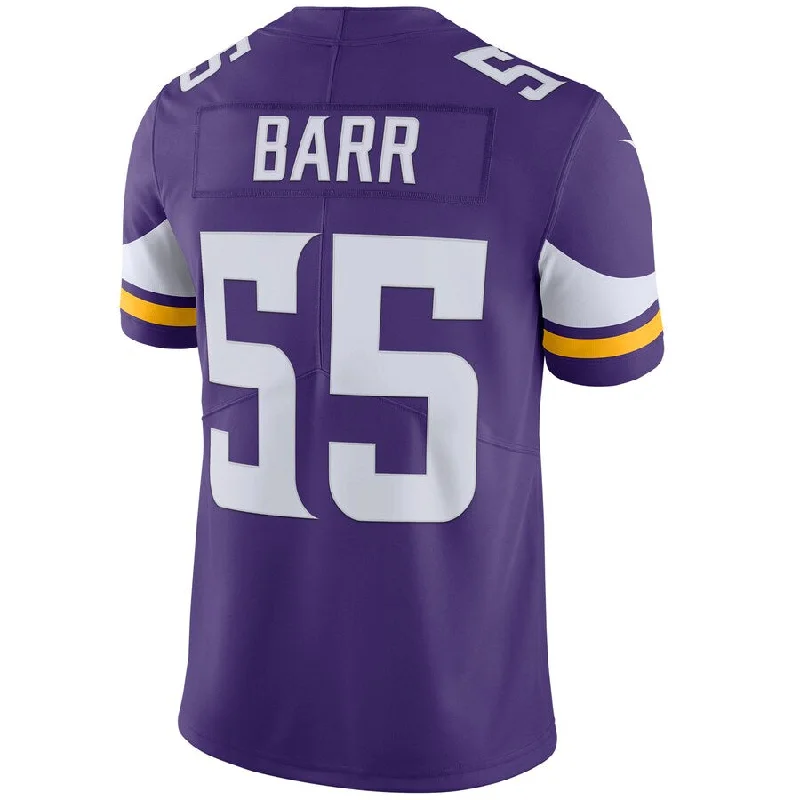 MN.Vikings #55 Anthony Barr  Purple Vapor Untouchable Limited Player Jersey Stitched American Football Jerseys-NFL Youth Football Jerseys -