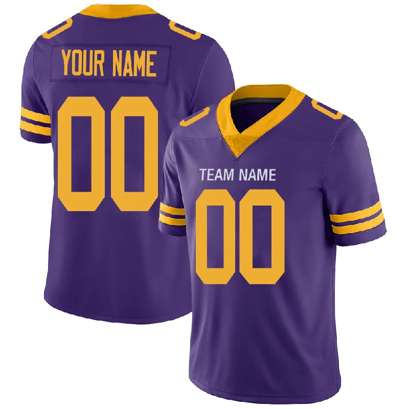 Custom MN.Vikings Stitched American Football Jerseys Personalize Birthday Gifts Purple Jersey-NBA Vintage Team Jerseys -