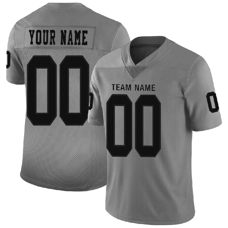 Custom LV.Raiders Stitched American Football Jerseys Personalize Birthday Gifts Grey Jersey-NBA Retro Basketball Jerseys -