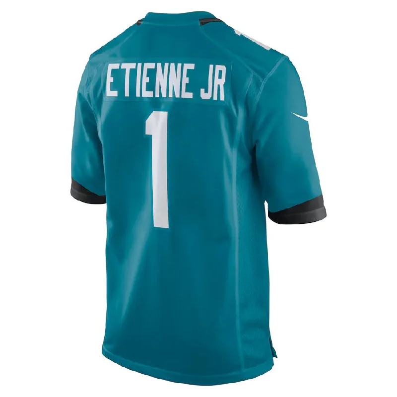 J.Jaguars #1 Travis Etienne Teal Game Jersey Stitched American Football Jerseys-NFL Anniversary Edition Jerseys -