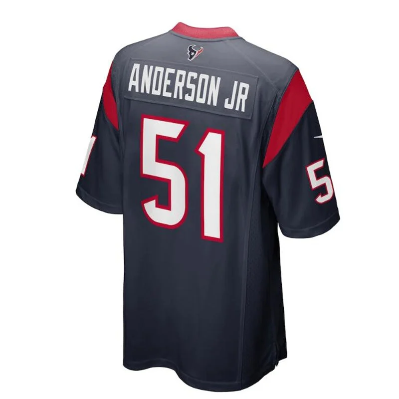 H.Texans #51 Will Anderson Jr. 2023 Draft First Round Pick Game Jersey - Navy Stitched American Football Jerseys-NFL On-Field Jerseys -