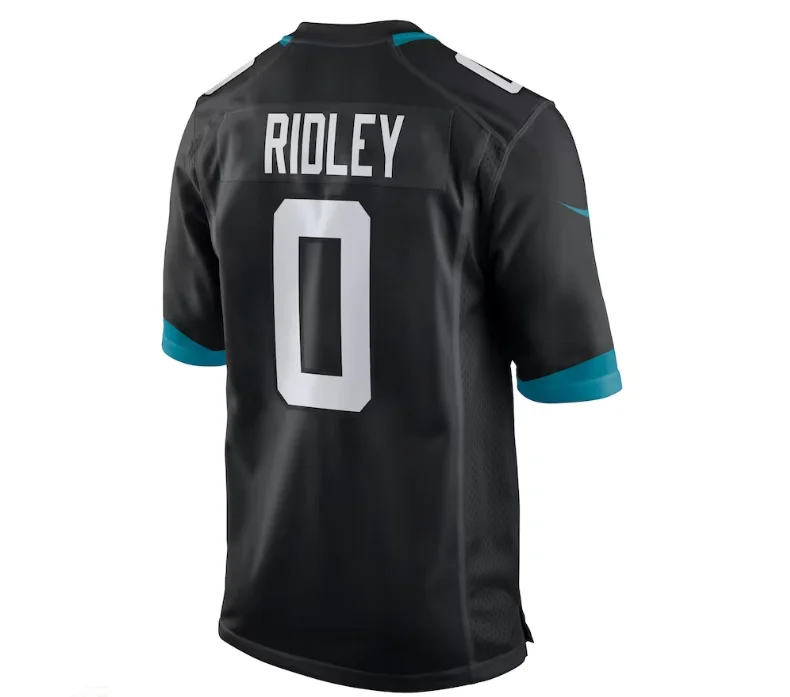 J.Jaguars #0 Calvin Ridley Game Jersey - Black Stitched American Football Jerseys-NFL Classic Football Jerseys -