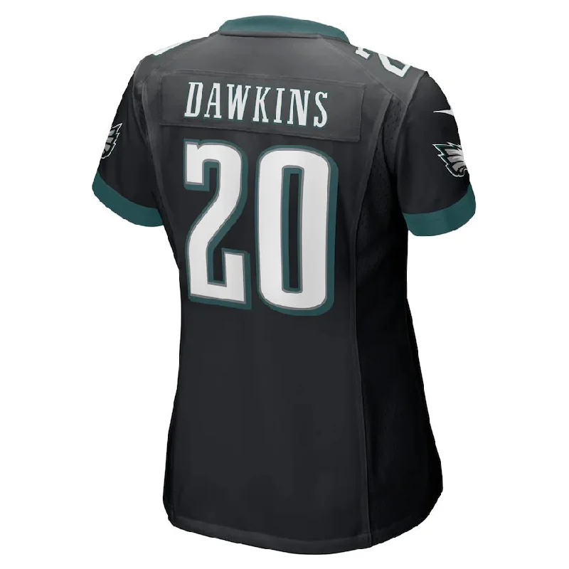 P.Eagles #20 Brian Dawkins Black Retired Player Jersey Stitched American Football Jerseys-NFL Color Rush Jerseys -