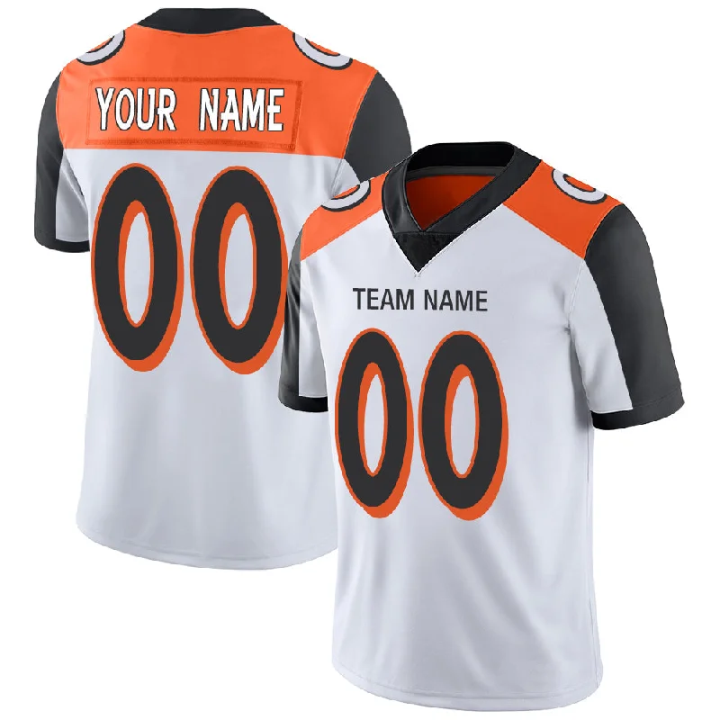 Custom C.Bengal Stitched American Football Jerseys Personalize Birthday Gifts White Jersey-NBA Statement Jerseys -